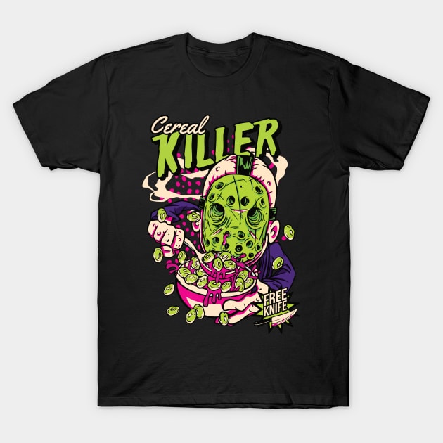 Cereal Killer Breakfast T-Shirt by NobleTeeShop